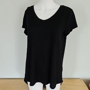 Cupio Classic Black Short Sleeve Top